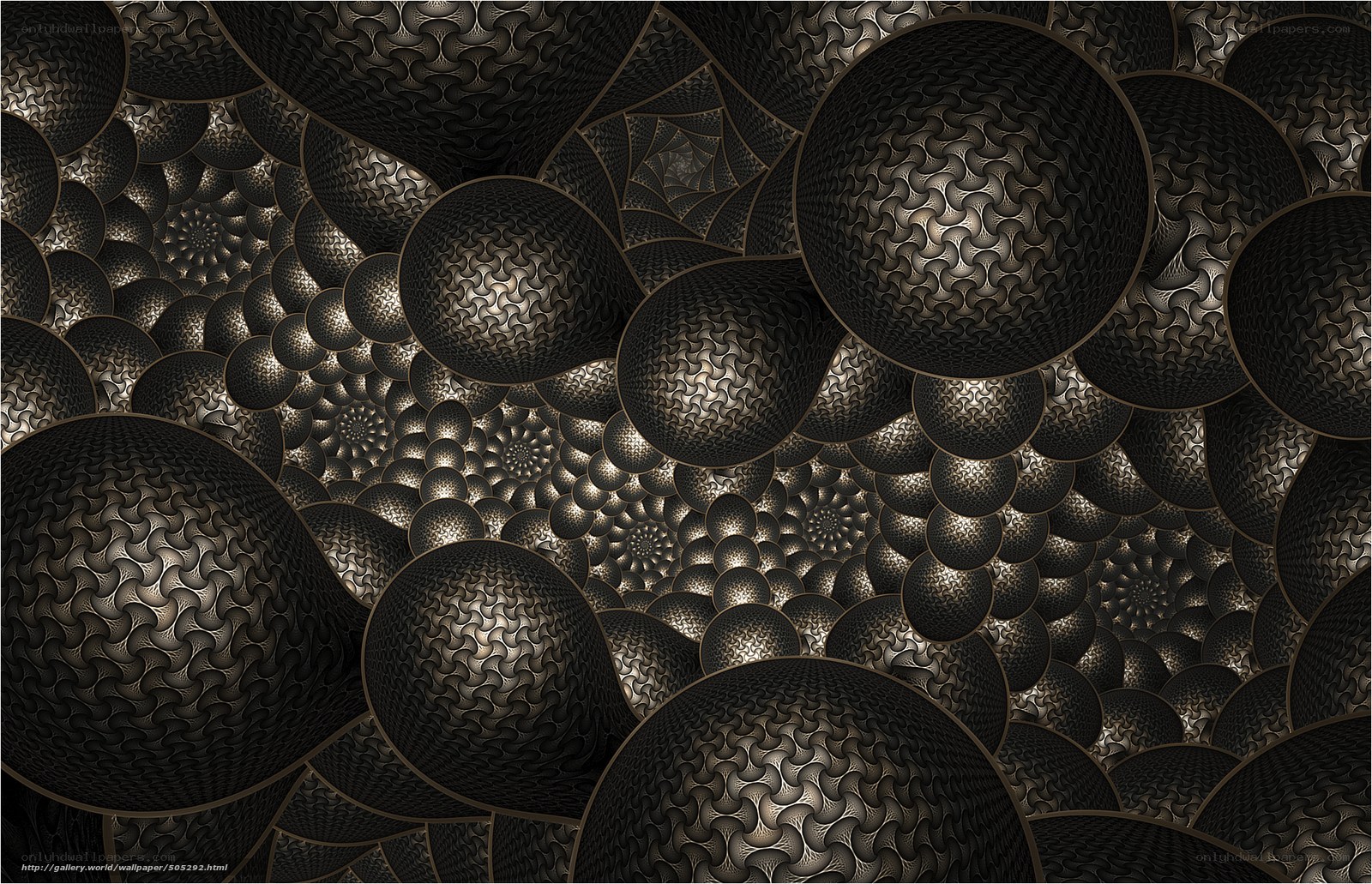 Fractal sphere pattern