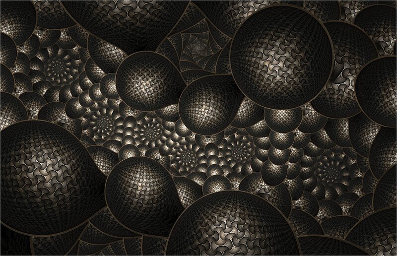 Fractal sphere pattern