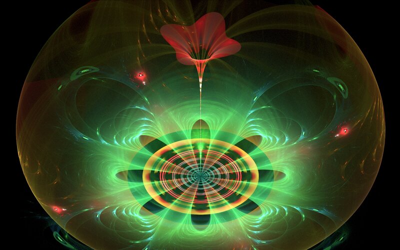 Fractal Sphere with Flower