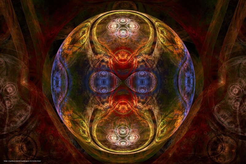 Fractal sphere with intricate patterns