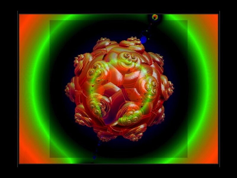 Fractal Sphere with Spirals