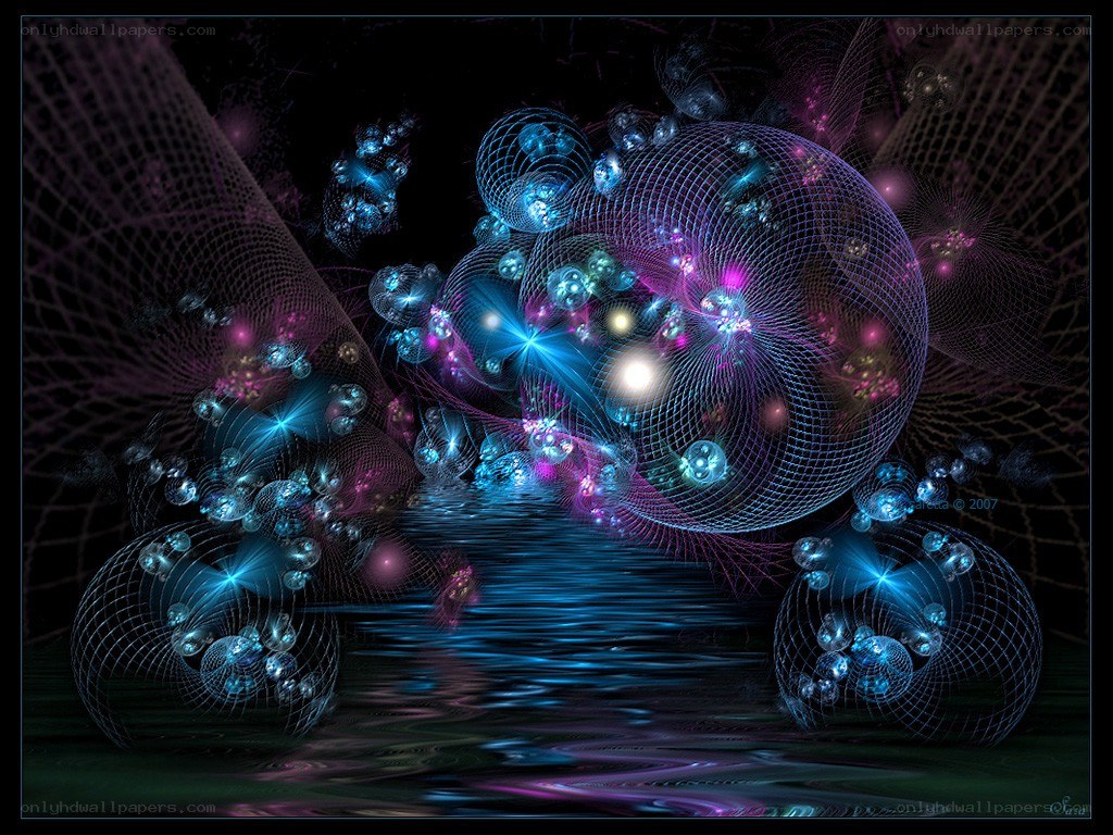 fractal spheres in cosmic space