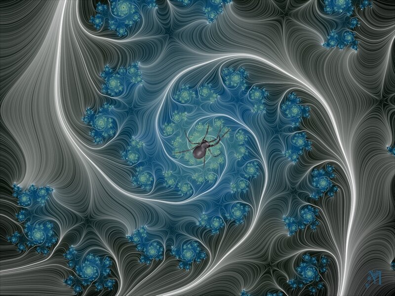 fractal spider web