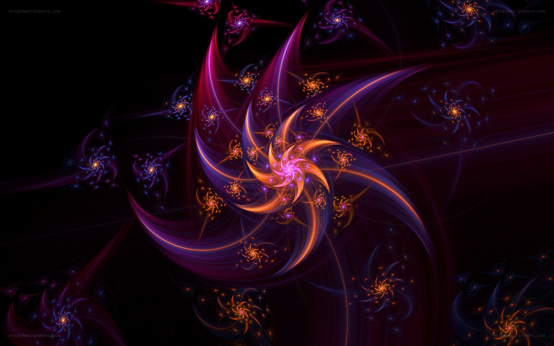 fractal spiral abstract art