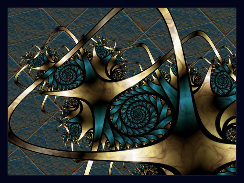 Fractal spiral art