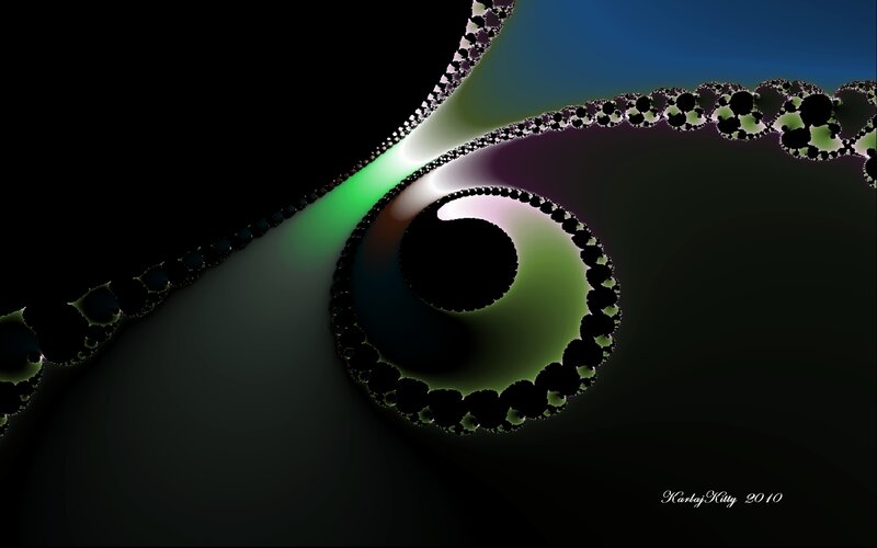 Fractal spiral artwork