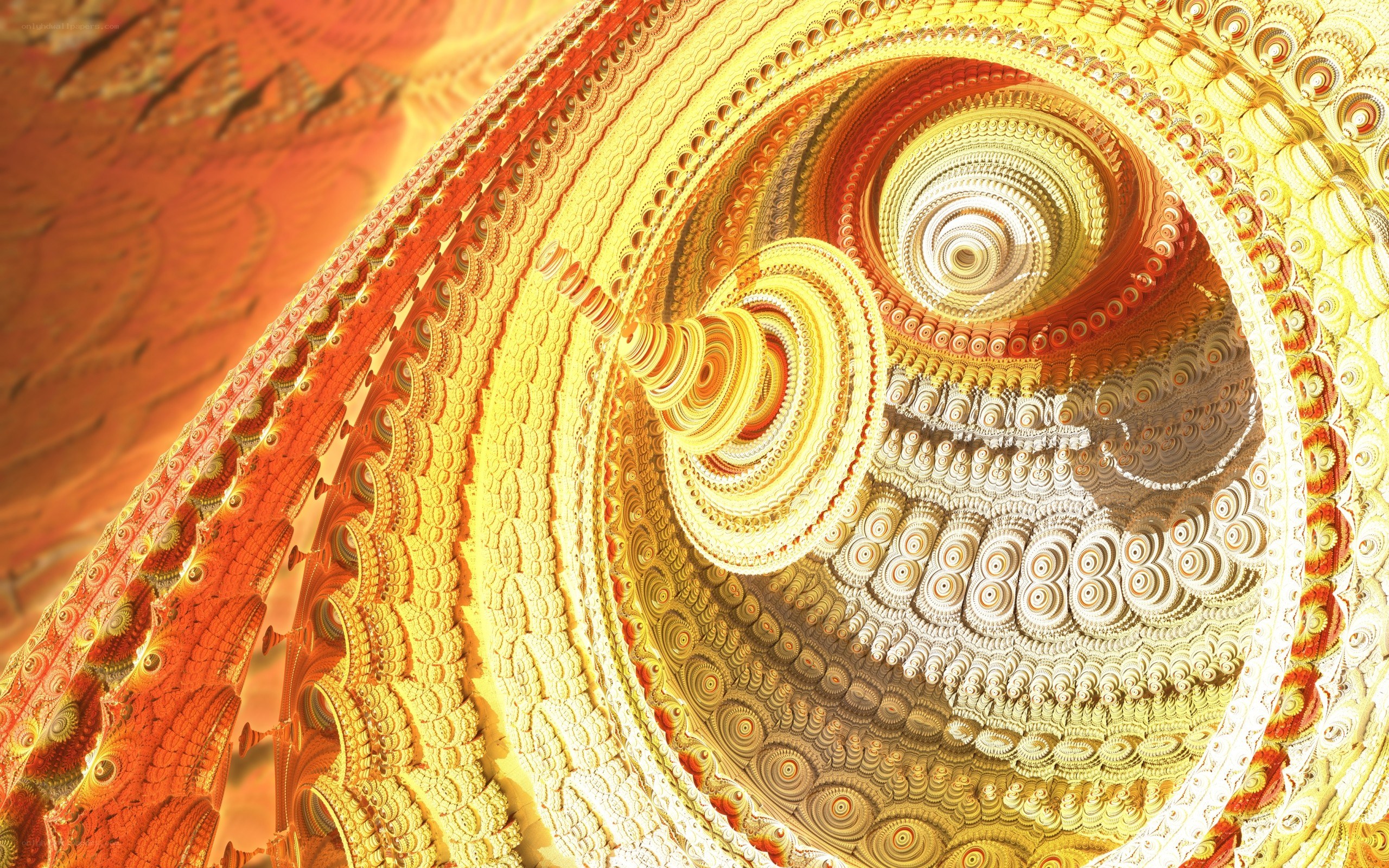 Fractal spiral artwork