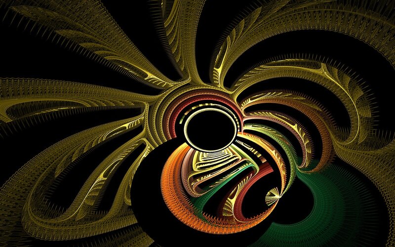 fractal spiral design