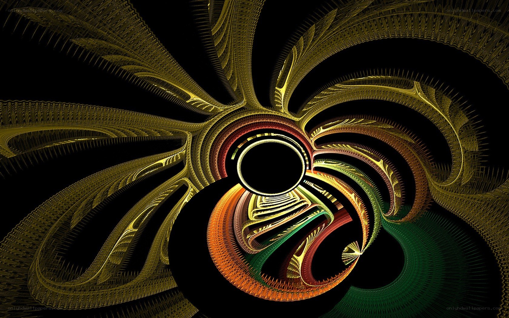 fractal spiral design