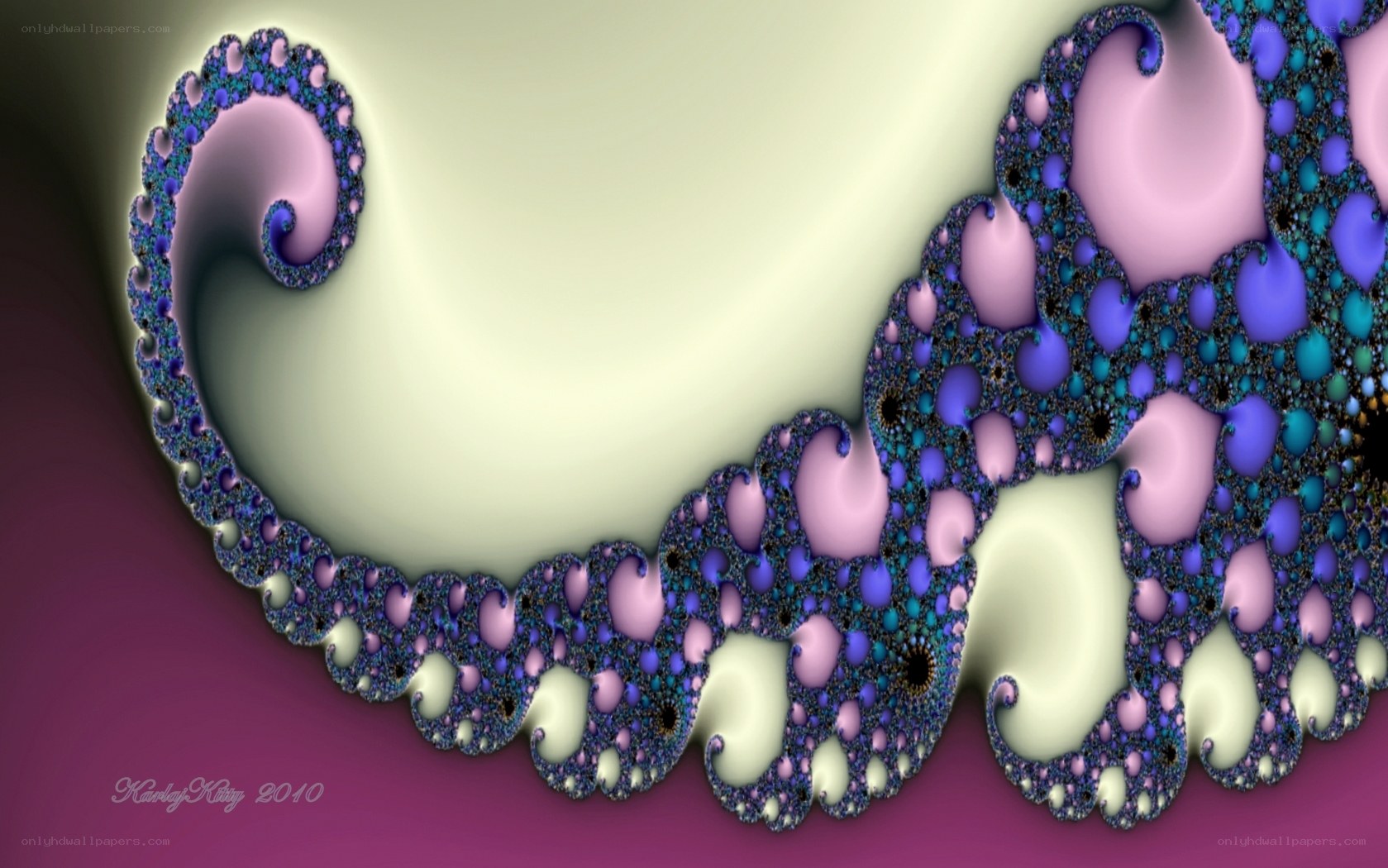 Fractal spiral design