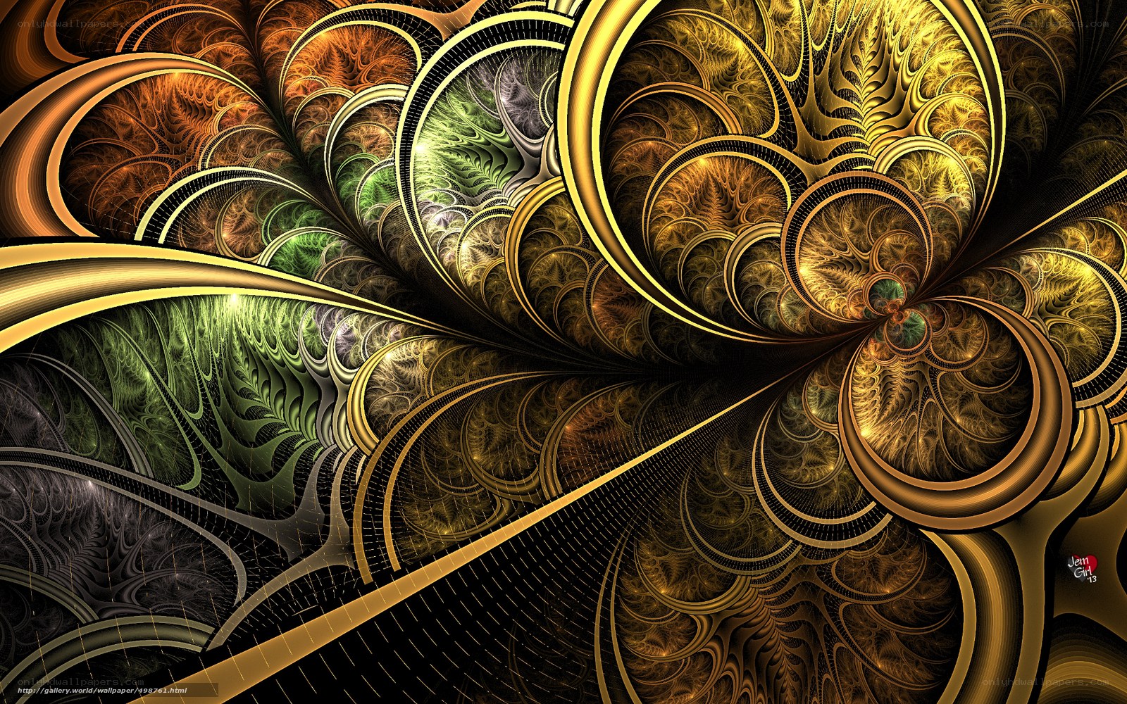 Fractal spiral design