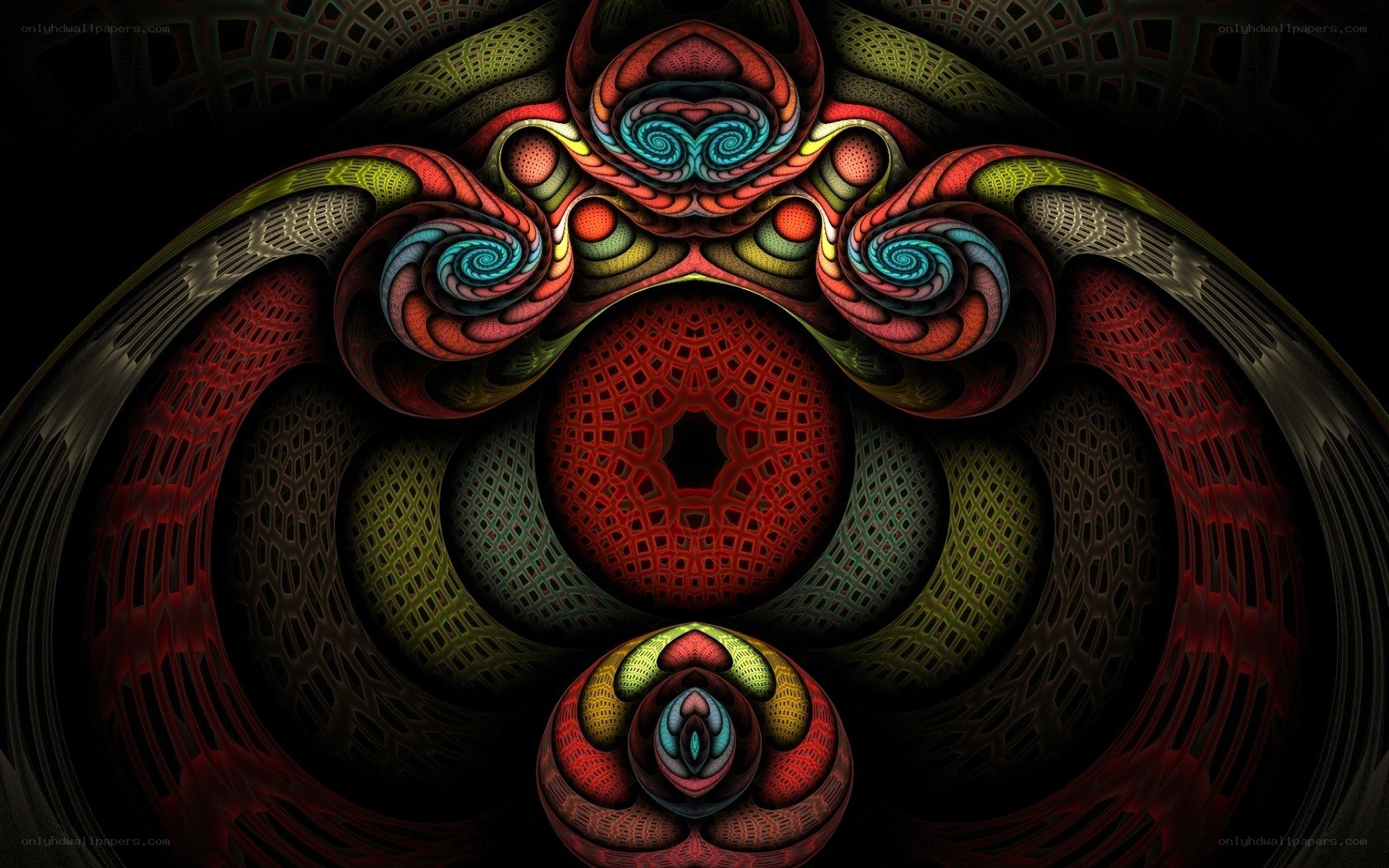 Fractal spiral design