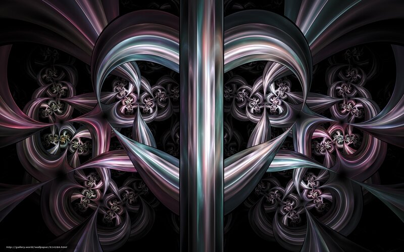 Fractal Spiral Design — Purple, Abstract