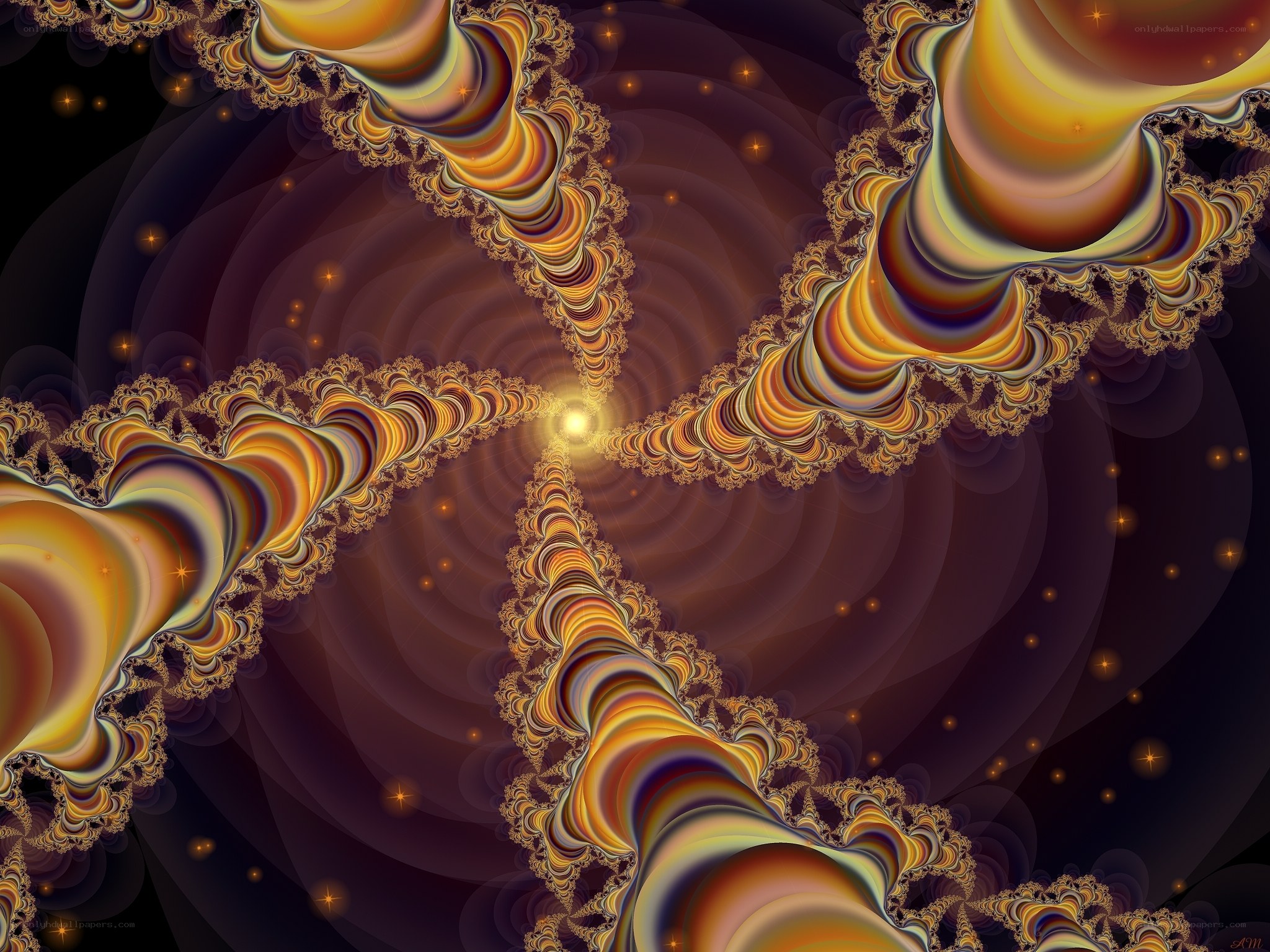 fractal spiral galaxy