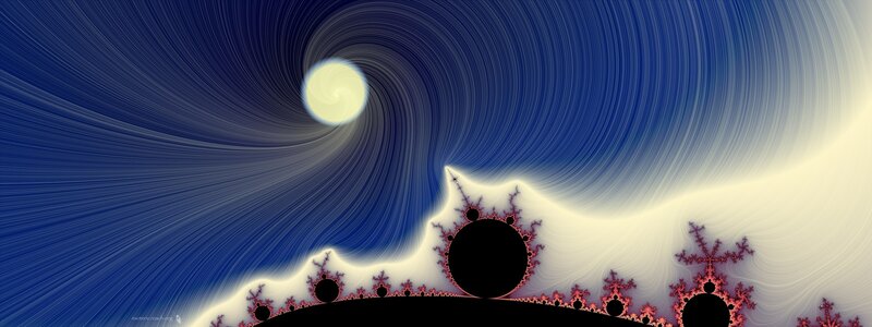 Fractal spiral landscape