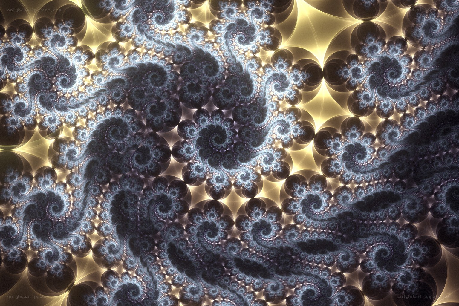 Fractal spiral pattern