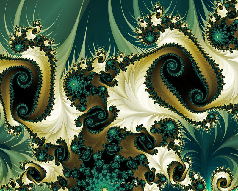 Fractal spiral pattern