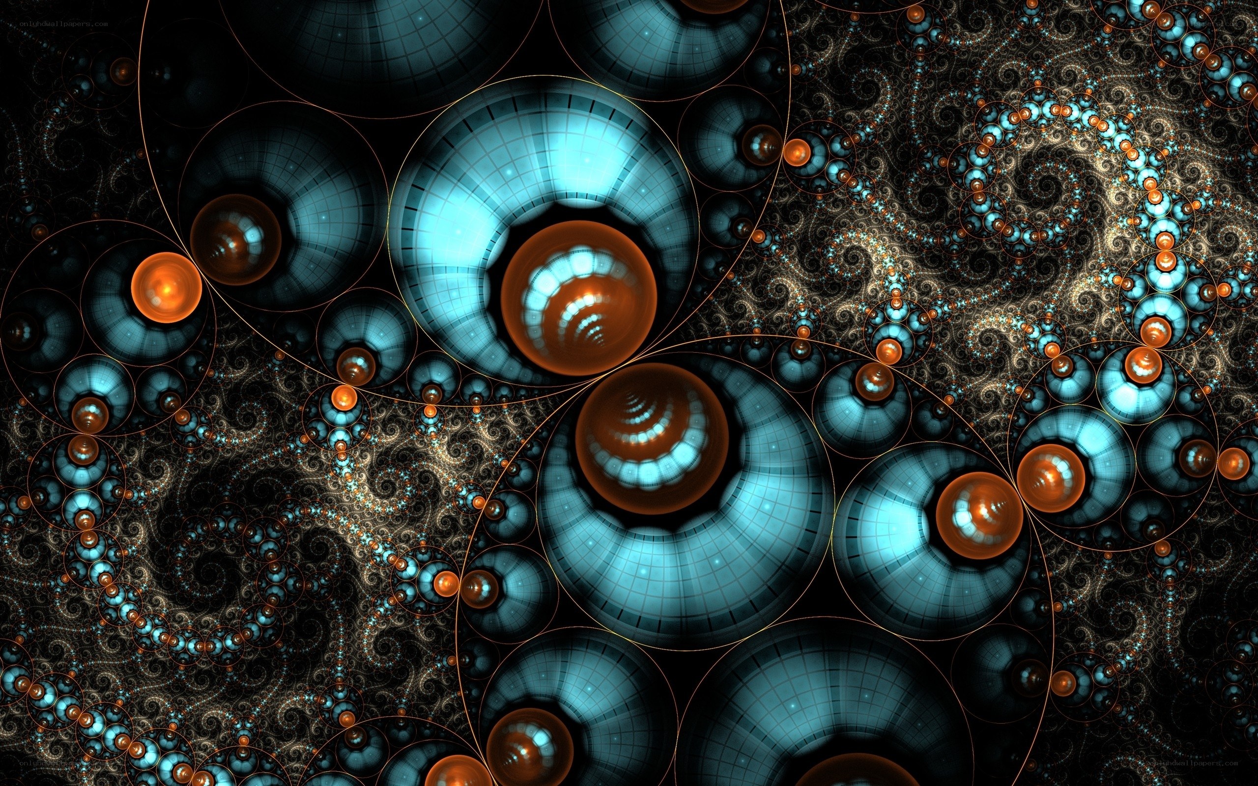 Fractal spiral pattern