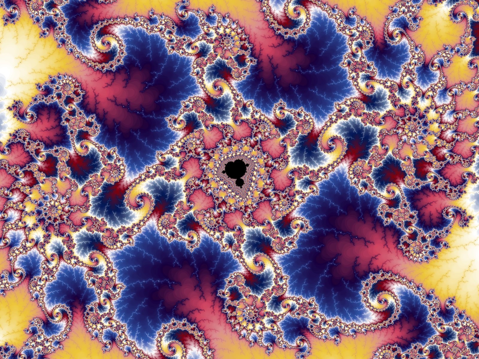 Fractal spiral pattern