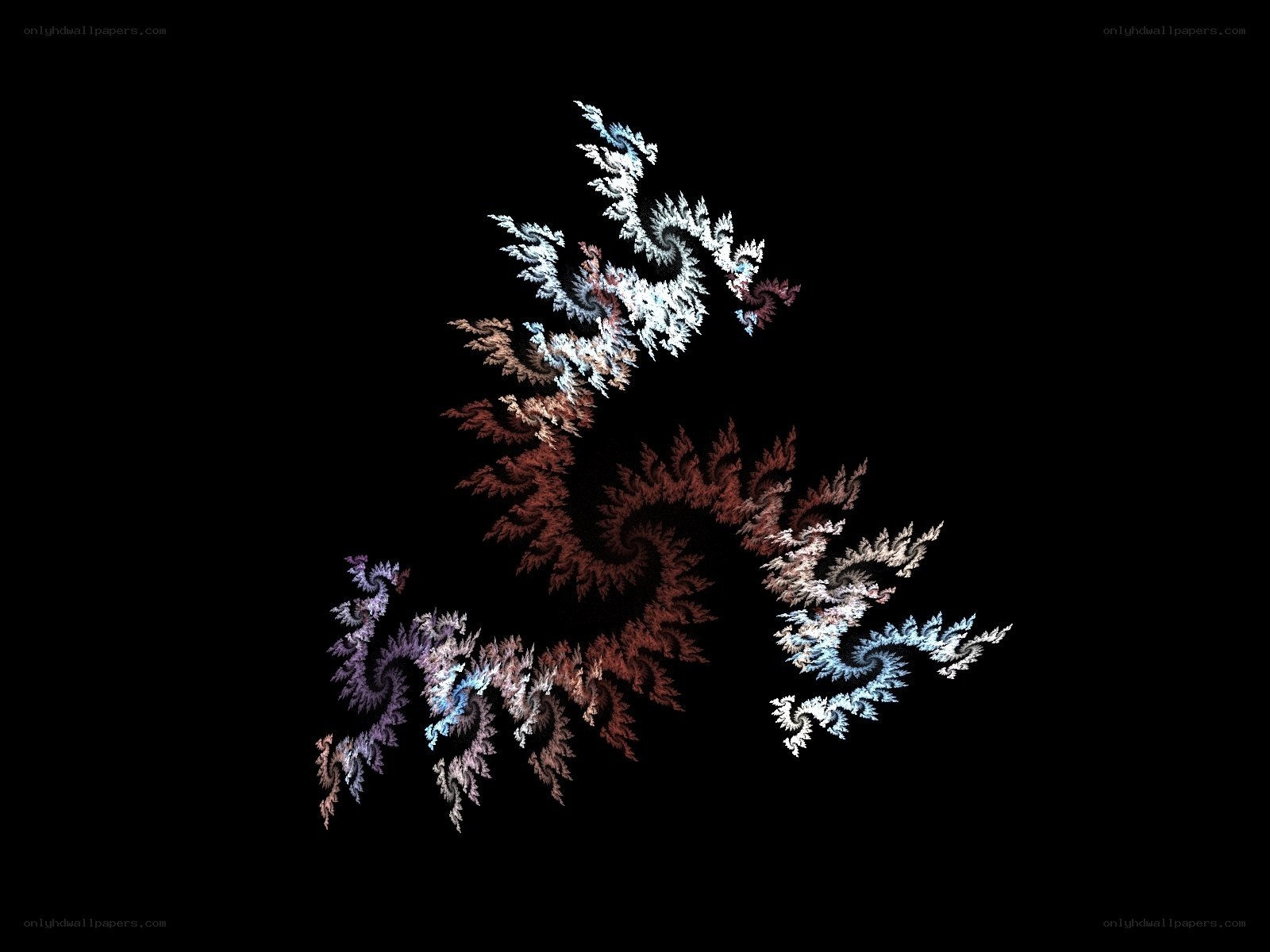 Fractal spiral pattern