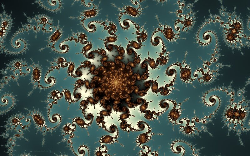 Fractal spiral pattern