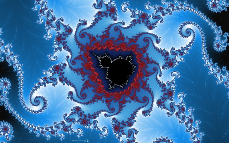 Fractal spiral pattern