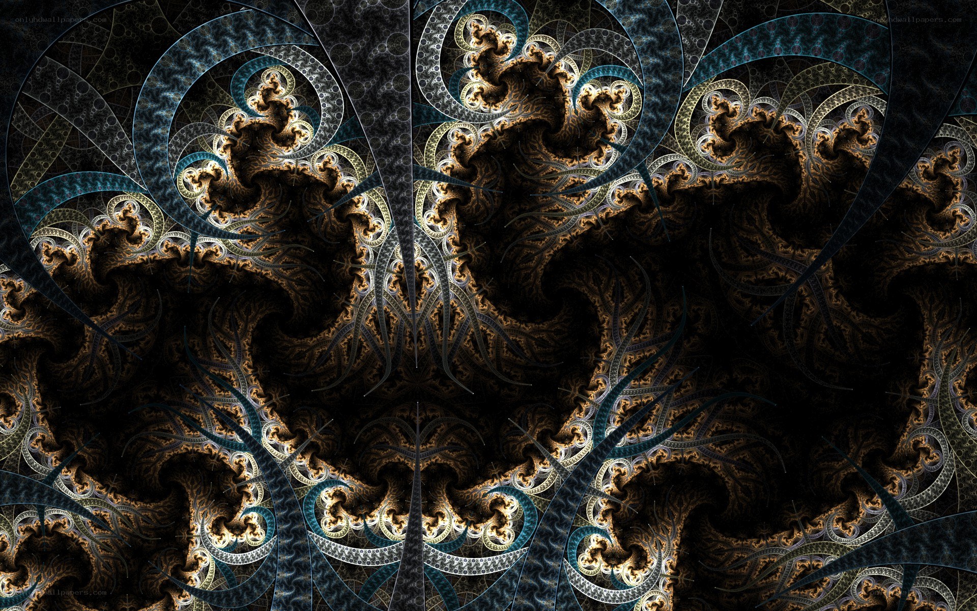 Fractal spiral pattern