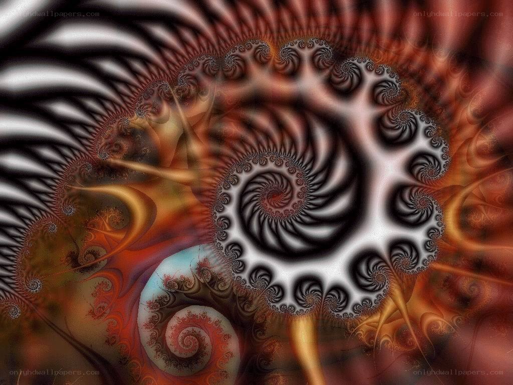 Fractal spiral pattern