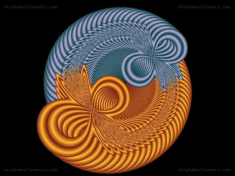 Fractal spiral pattern