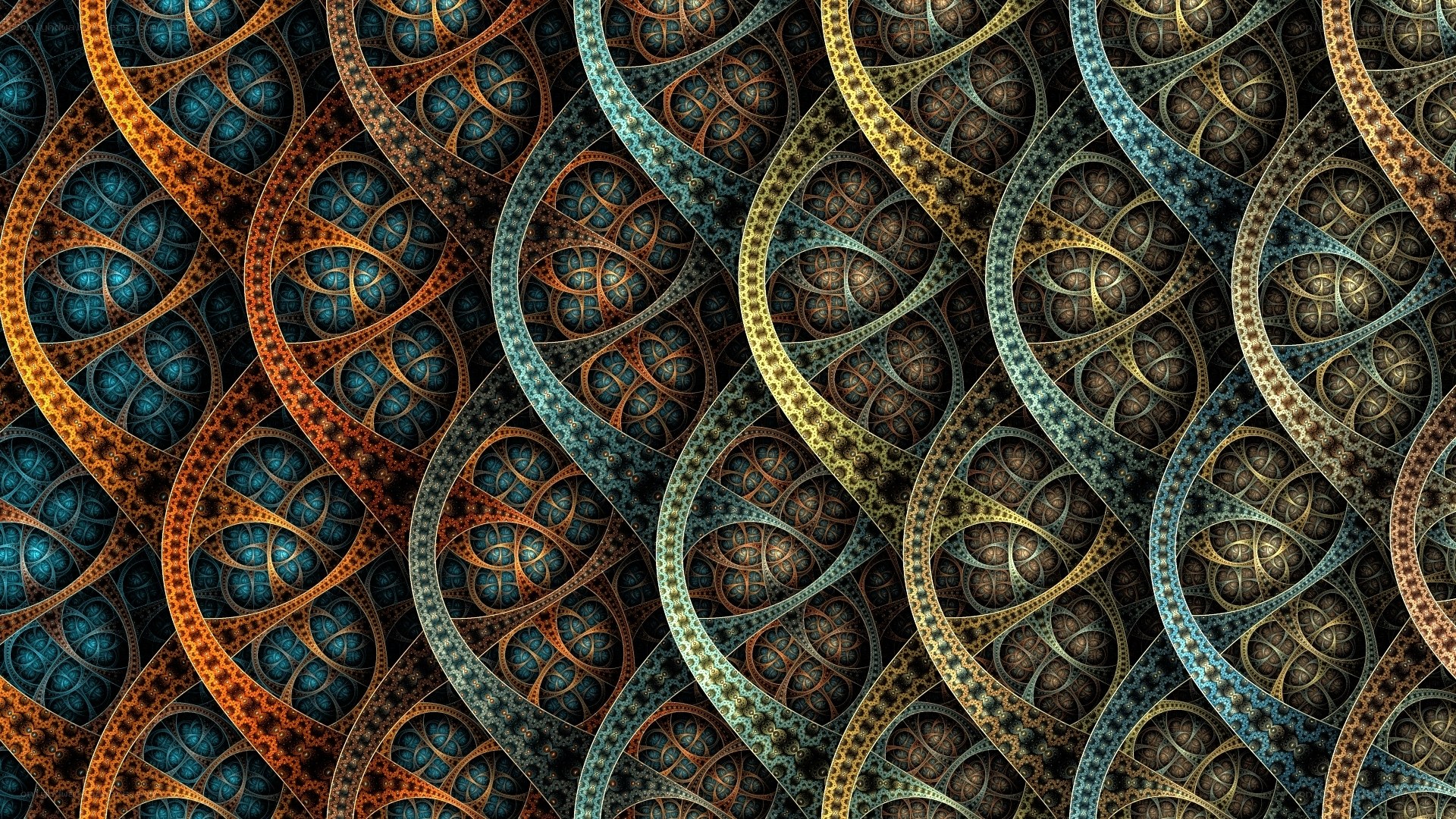 Fractal spiral pattern