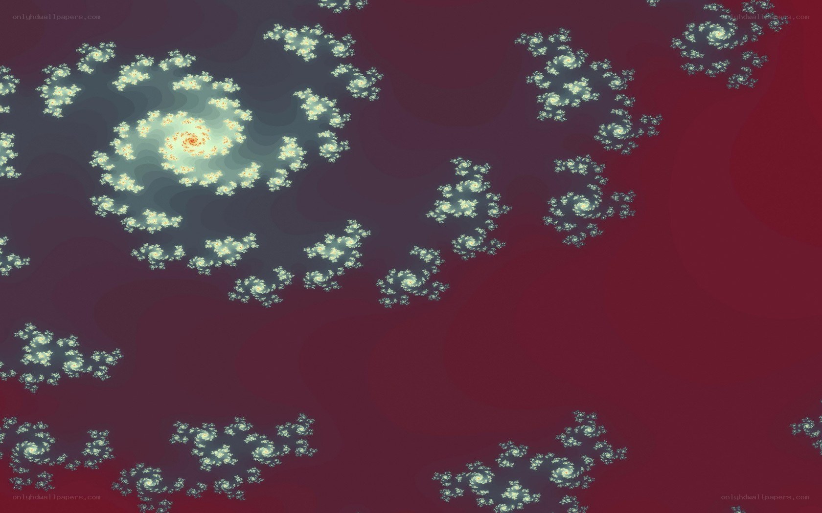 Fractal spiral pattern