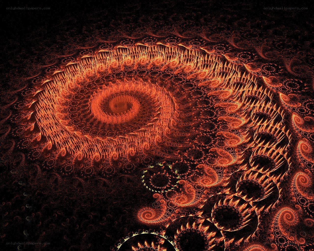 fractal spiral pattern