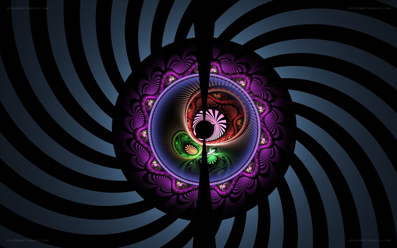 fractal spiral pattern