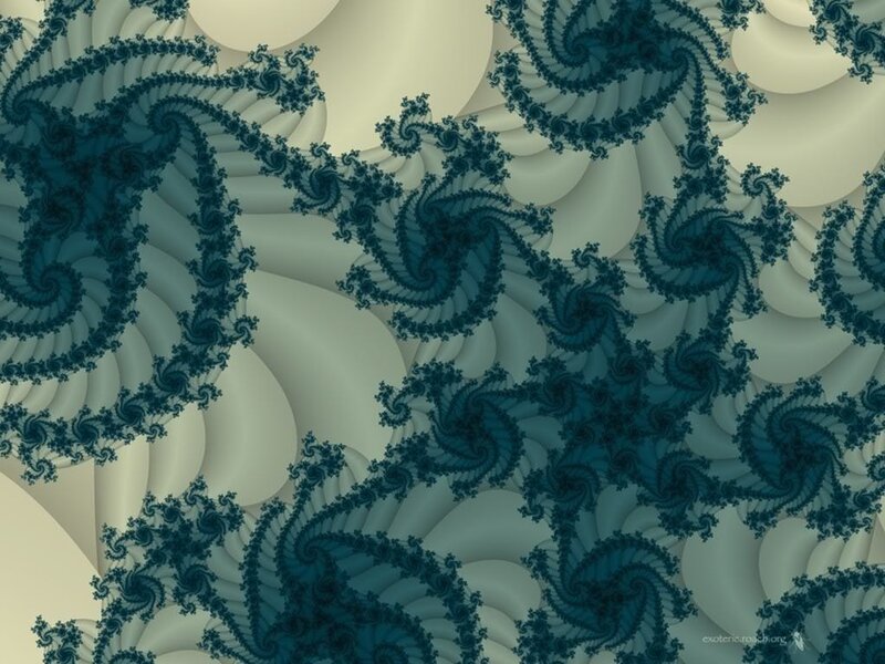 Fractal spiral pattern
