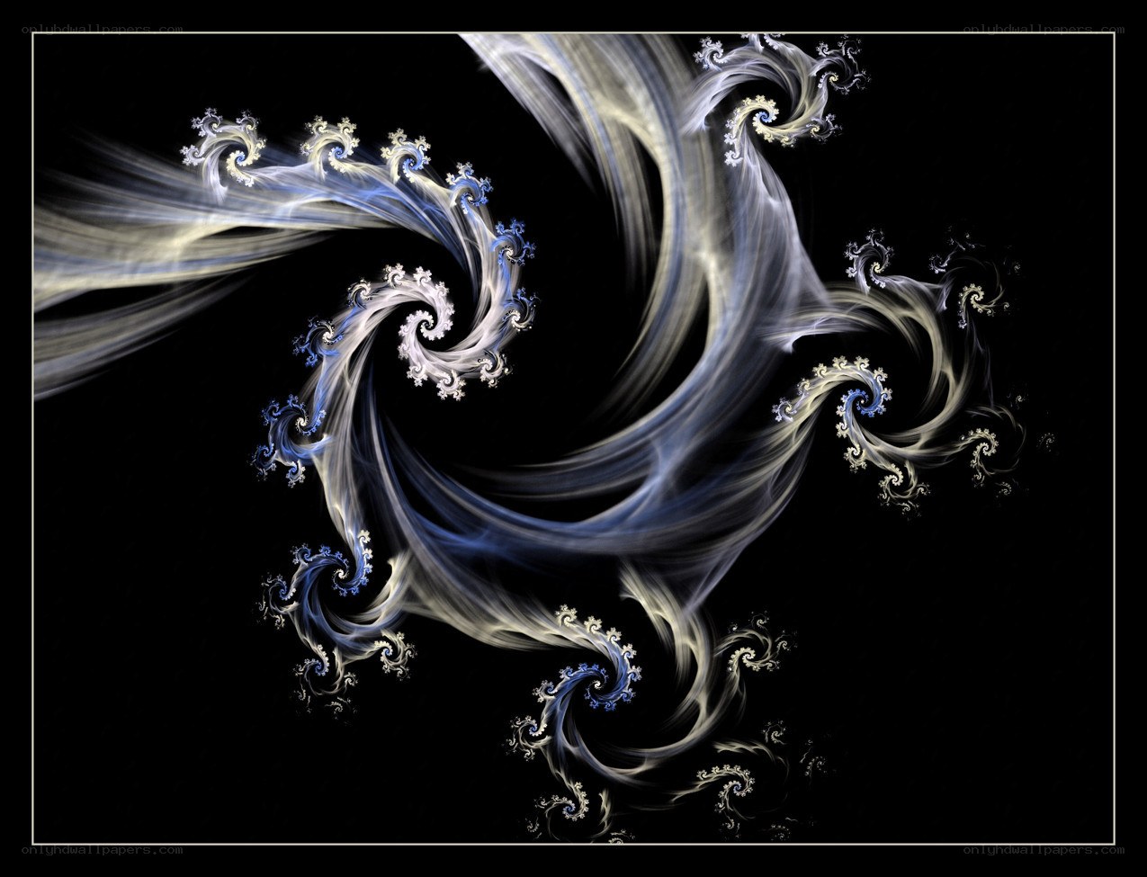 Fractal spiral pattern