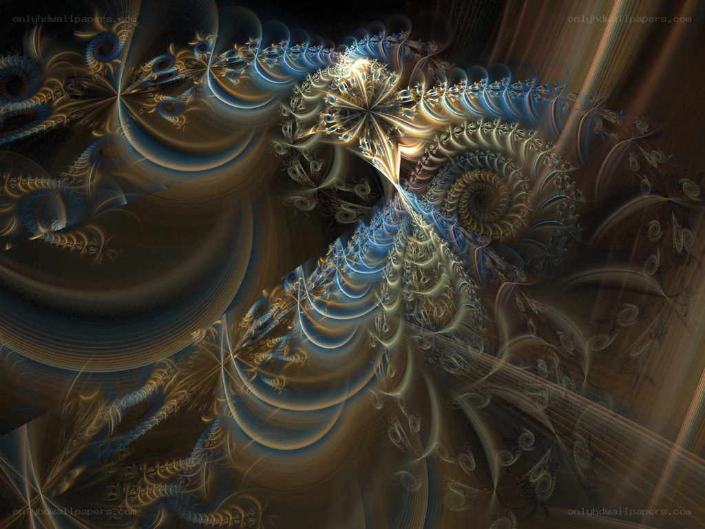 Fractal spiral pattern