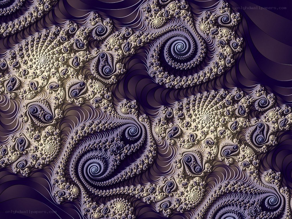 Fractal spiral pattern
