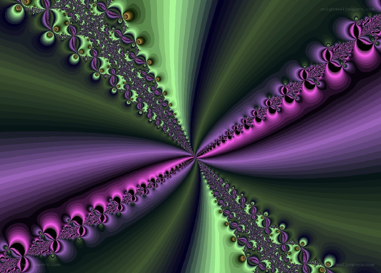 Fractal spiral pattern
