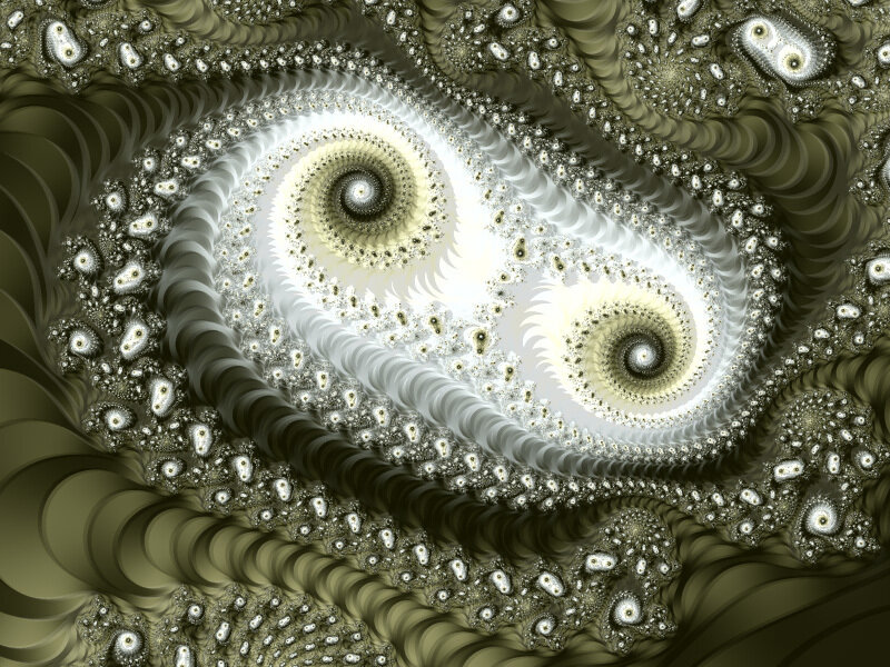 Fractal spiral pattern