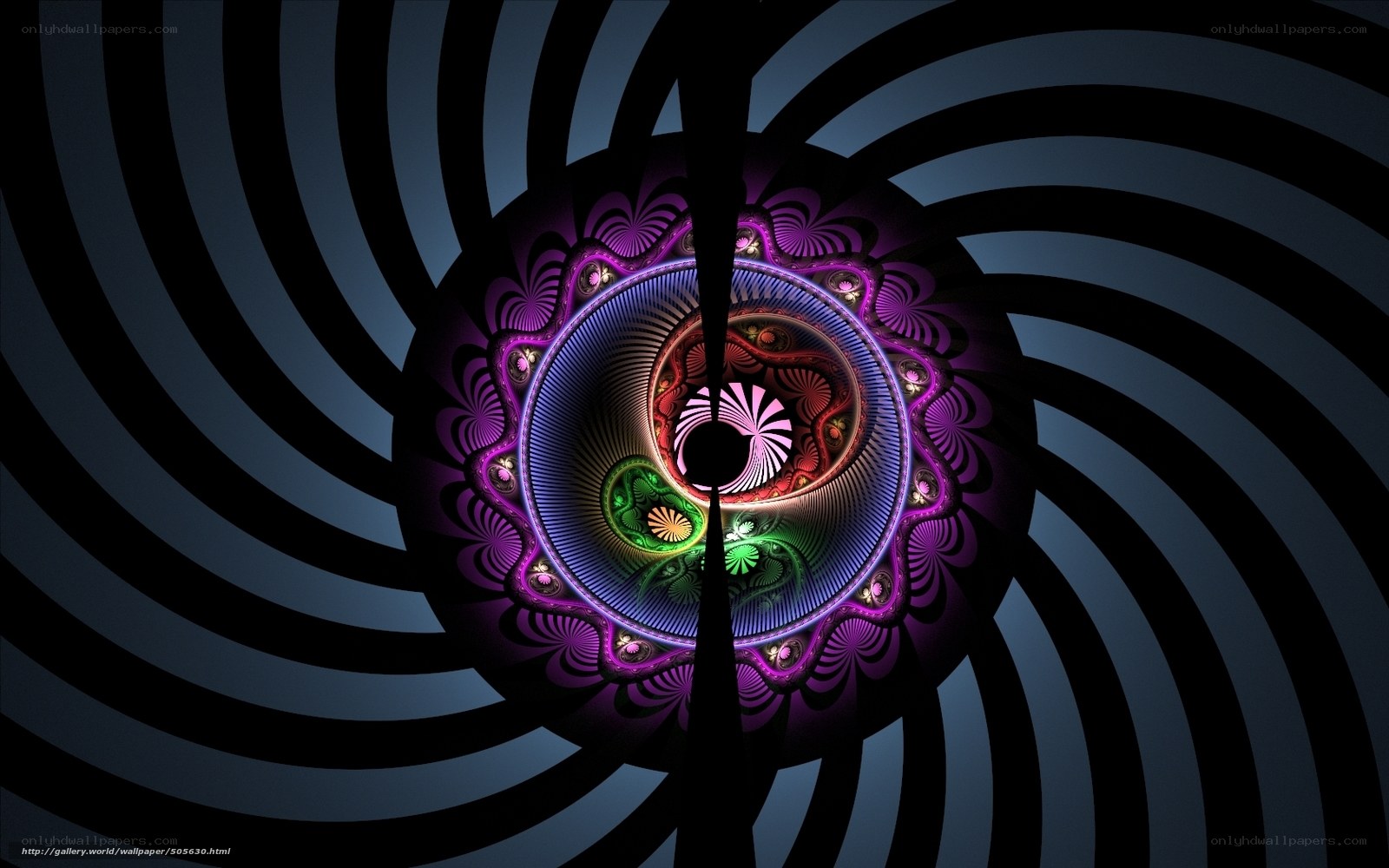 fractal spiral pattern