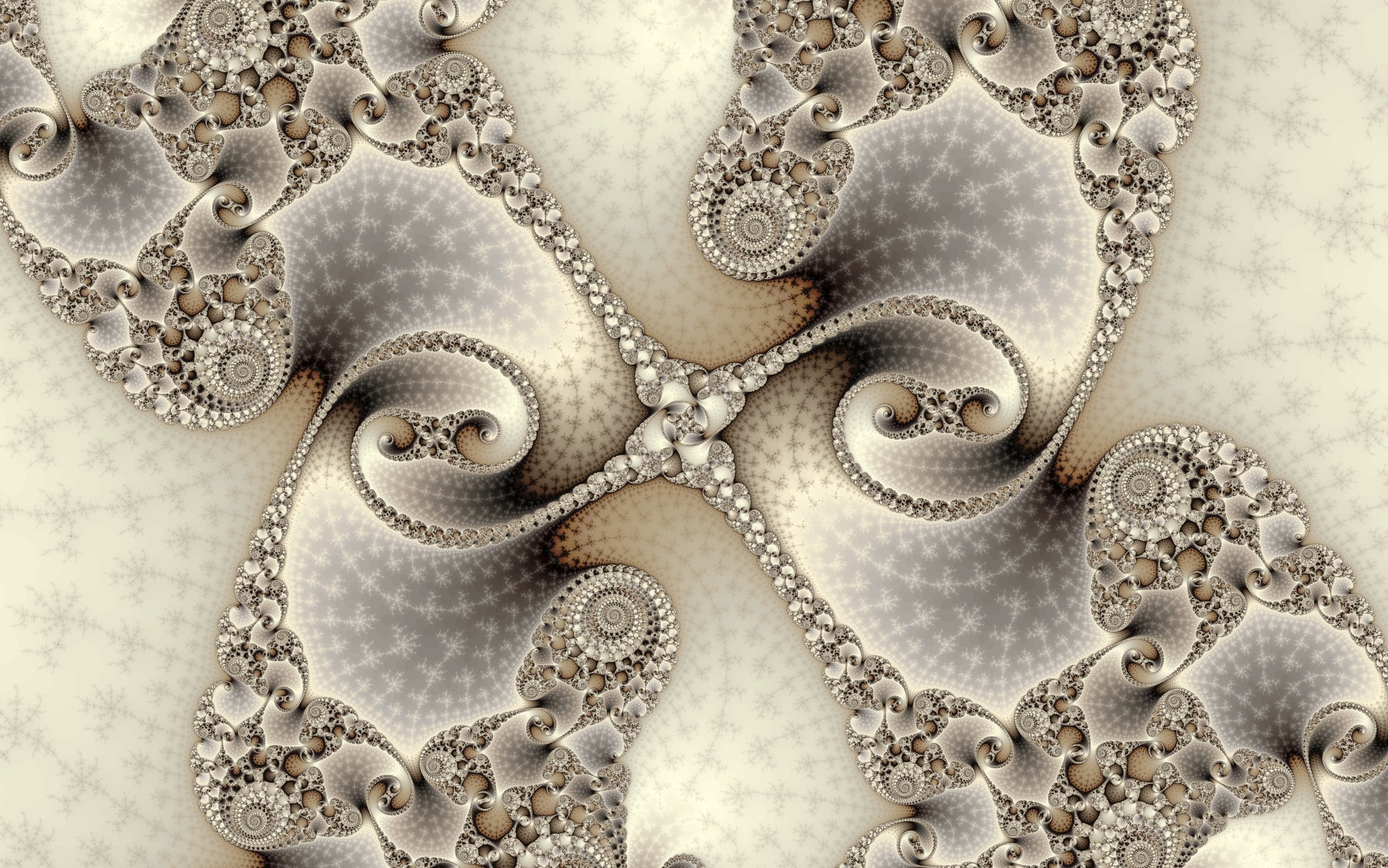 Fractal spiral pattern