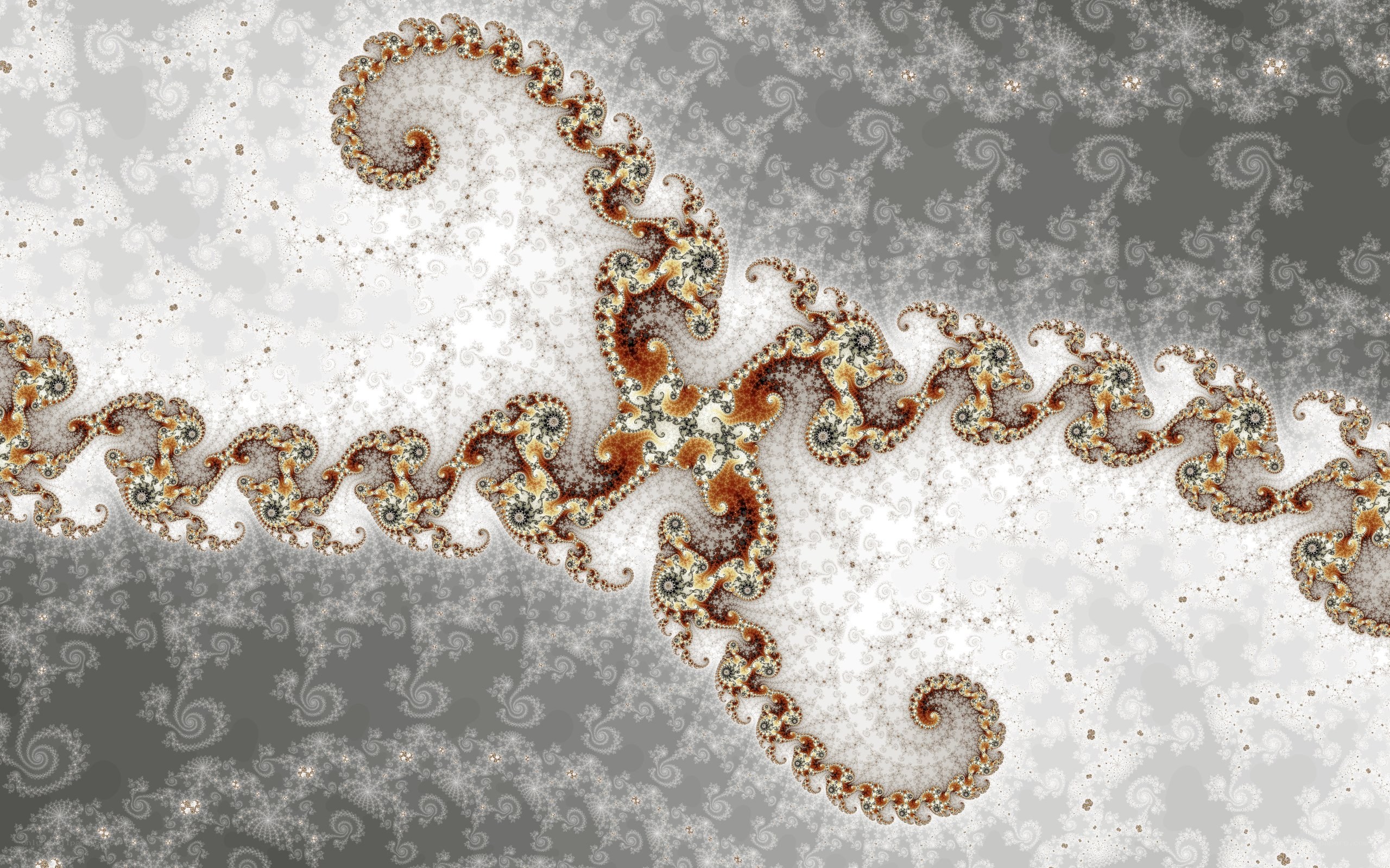 Fractal spiral pattern