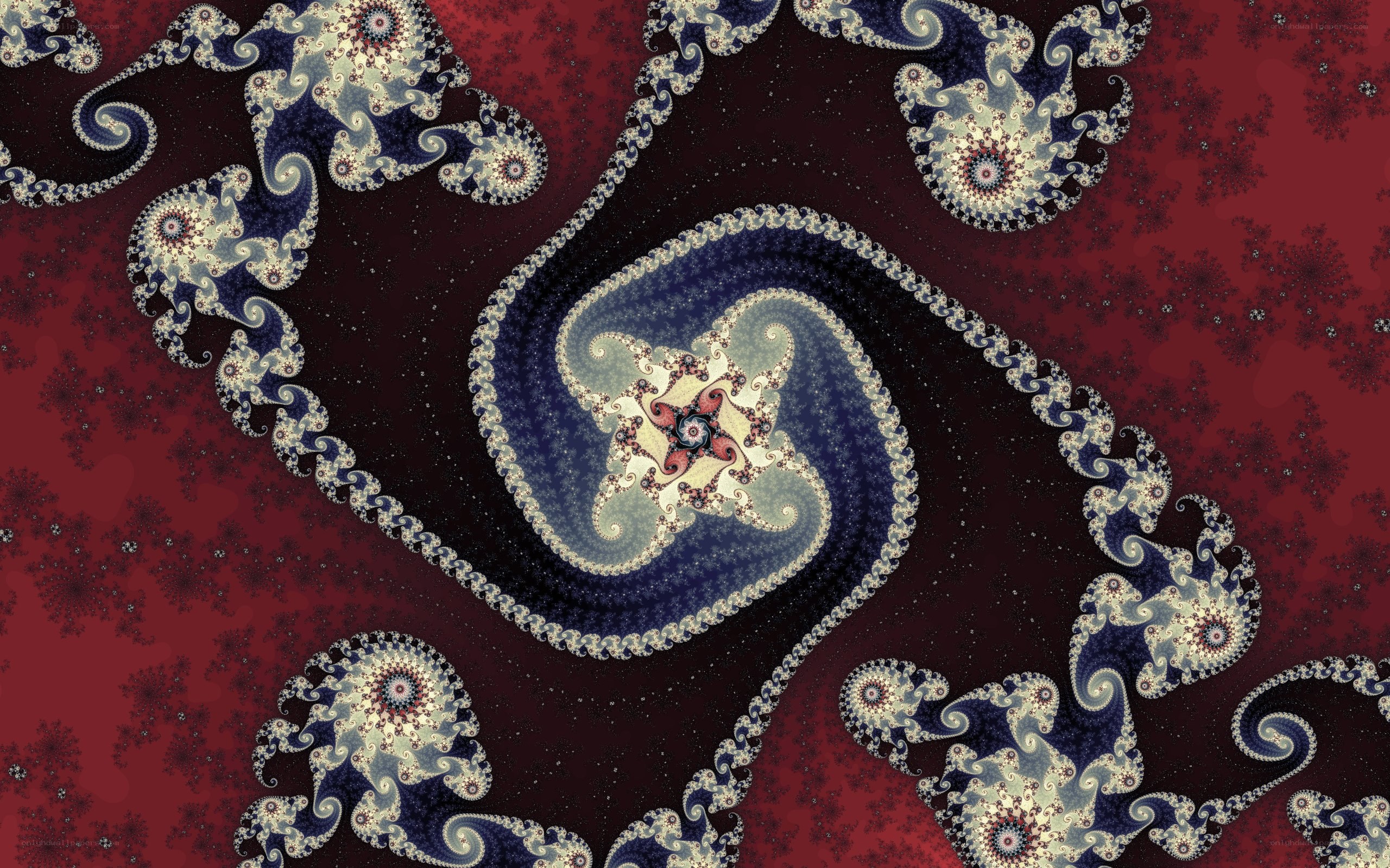 Fractal spiral pattern