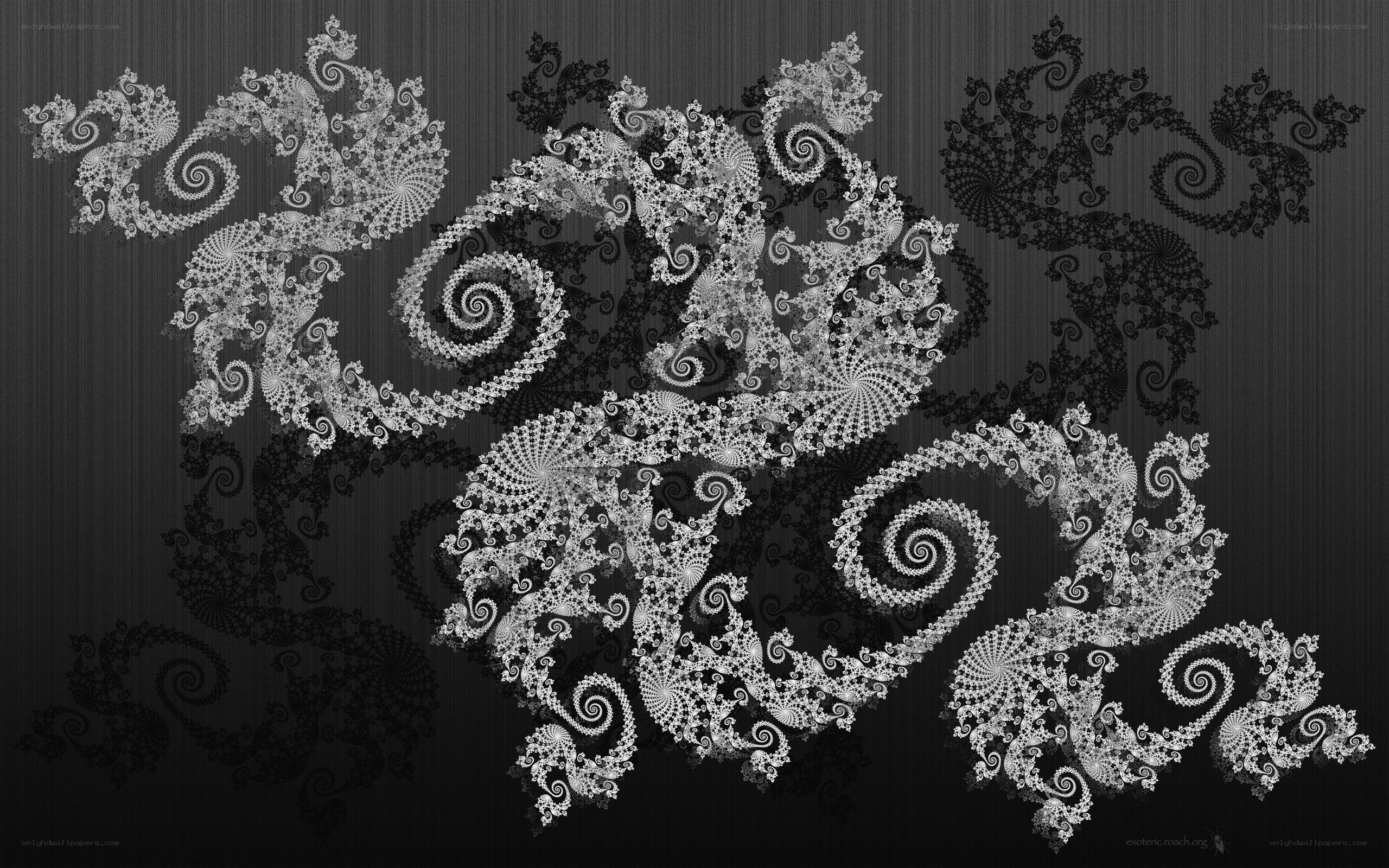 Fractal spiral pattern