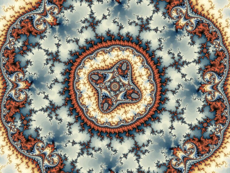 Fractal spiral pattern
