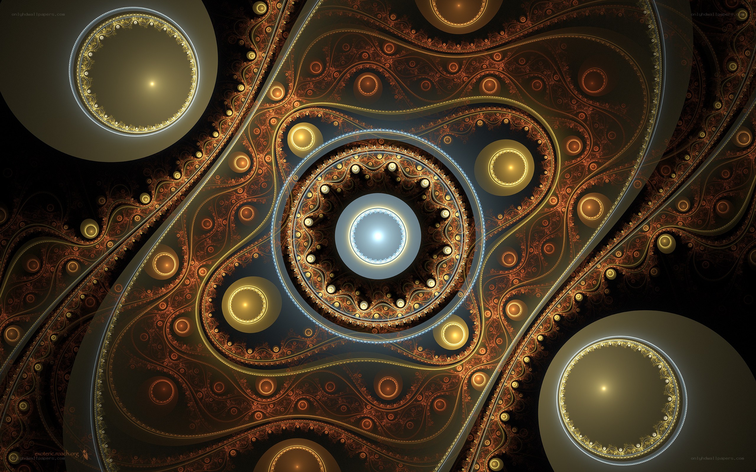 Fractal spiral pattern