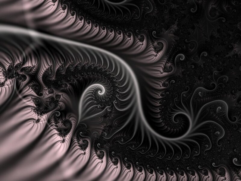Fractal spiral pattern