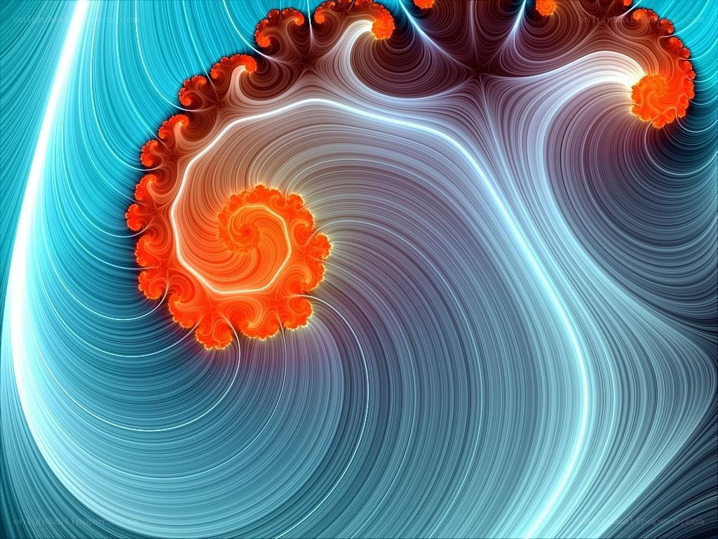 Fractal spiral pattern