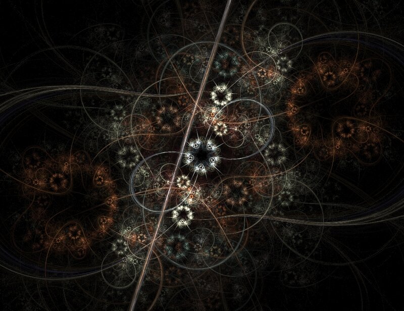 Fractal spiral pattern