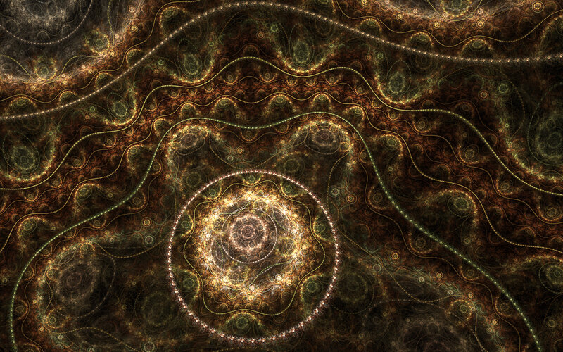 Fractal spiral pattern